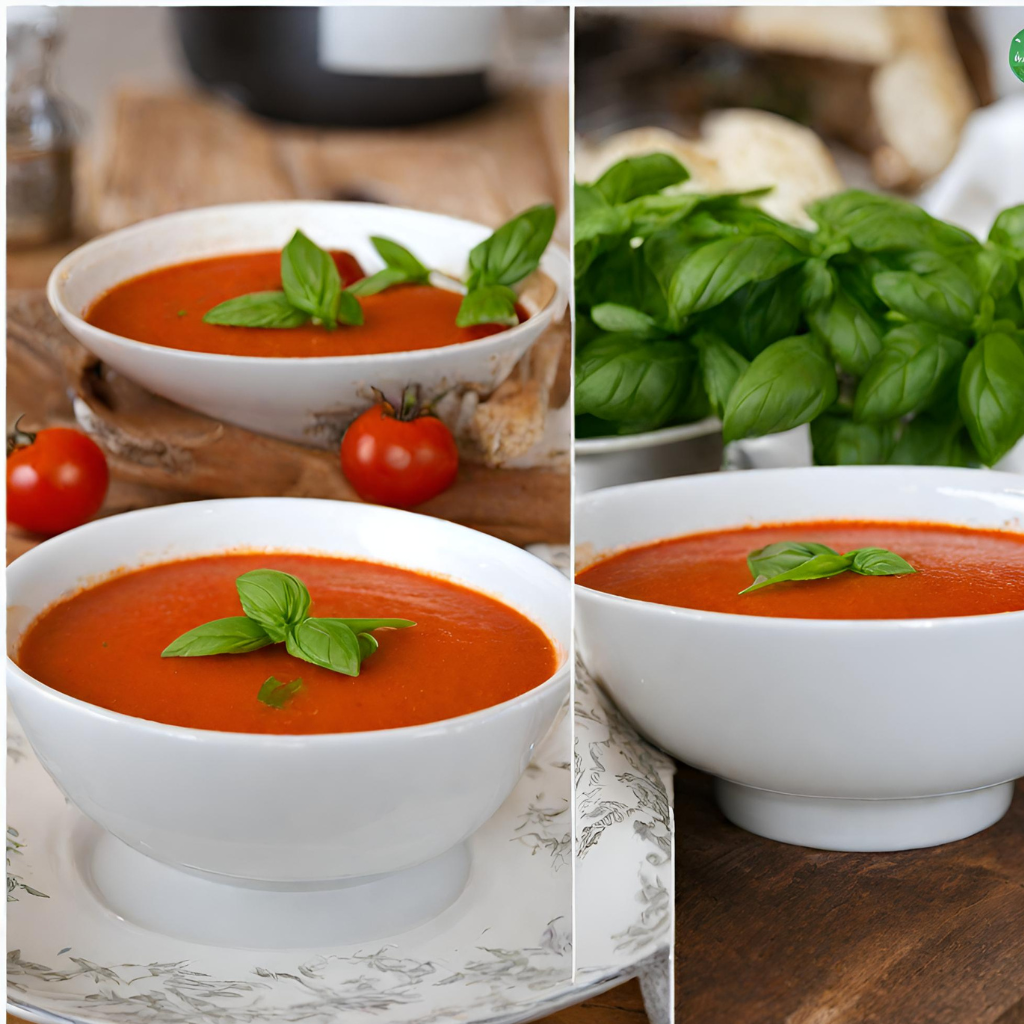 Sopa de Tomate y Albahaca: Ligereza Mediterránea en Tu Mesa