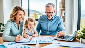 planificación familiar, finanzas, familia, éxito financiero